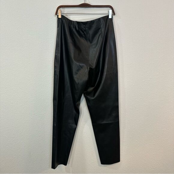 Zara Faux Leather Skinny Pull On Pant 194 - Picture 2 of 4